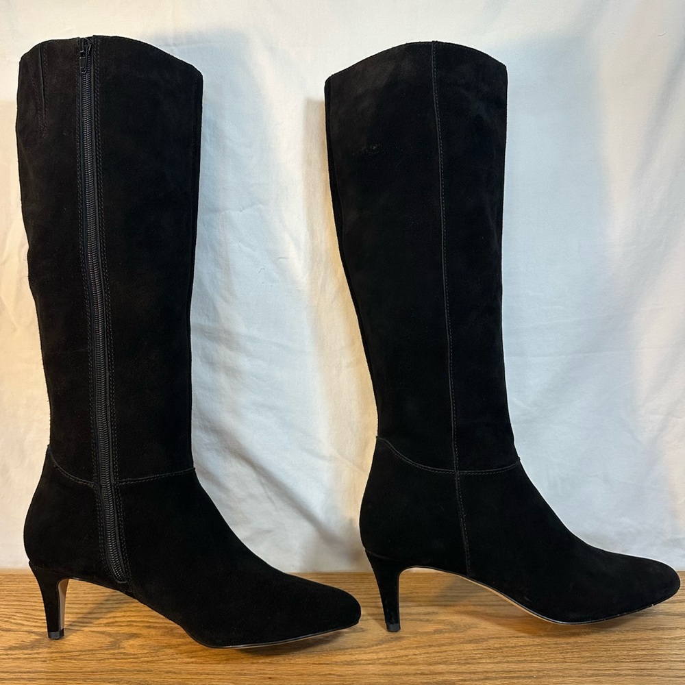Corso Como Black Suede Knee-High Boots | Women’s Size 10 | EUC - Picture 12 of 16